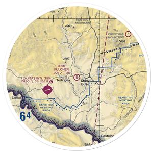 Terlingua Airport (3TE8) VFR Sectional Sticker (30 mile)