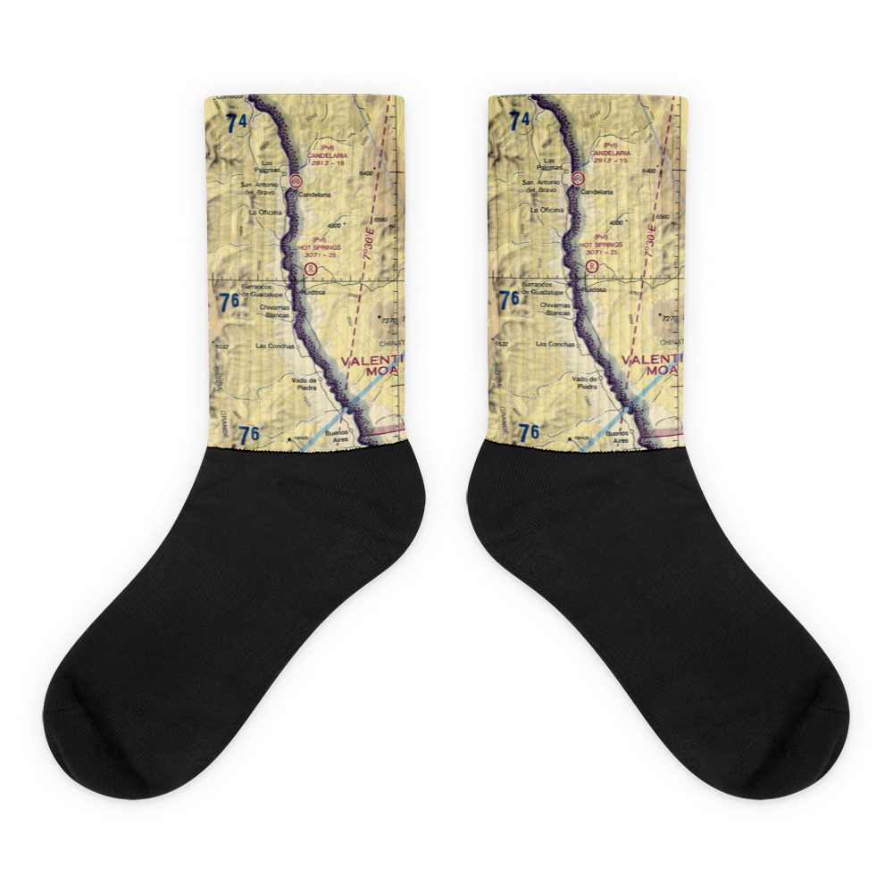 Hot Springs Airport (3TE4) VFR Sectional Socks 