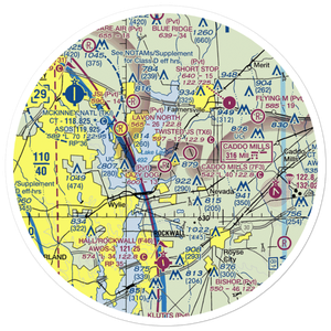 Lazy Dog Ranch Airpark (3TE3) VFR Sectional Sticker (30 mile)