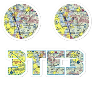 Lazy Dog Ranch Airpark (3TE3) VFR Sectional Sticker Pack