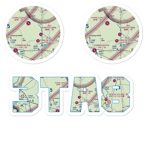 Picosa Ranch Airport (3TA8) VFR Sectional Sticker Pack