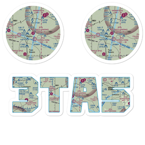 Blanco Landing Airport (3TA5) VFR Sectional Sticker Pack