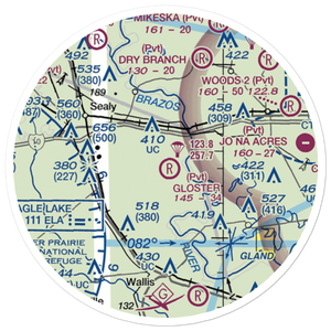 Clark Sky Ranch Airport (3TA2) VFR Sectional Sticker (20 mile)