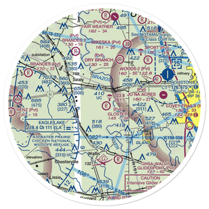Clark Sky Ranch Airport (3TA2) VFR Sectional Sticker (30 mile)