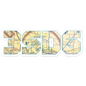 Running Colors Airport (3SD6) VFR Sectional Sticker
