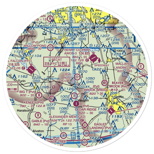 Rust Airstrip (GA82) VFR Sectional Sticker (30 mile)