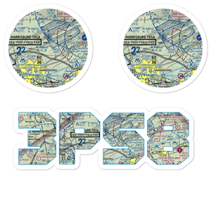 Yingst Airport (3PS8) VFR Sectional Sticker Pack
