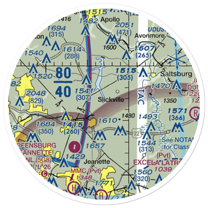 Phil Cain Memorial Field (3PN9) VFR Sectional Sticker (20 mile)