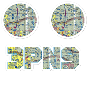 Phil Cain Memorial Field (3PN9) VFR Sectional Sticker Pack