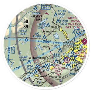 Countryside Airport (3PN3) VFR Sectional Sticker (20 mile)