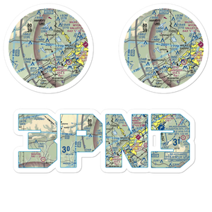 Countryside Airport (3PN3) VFR Sectional Sticker Pack