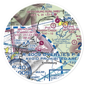 Karlindo Airport (3PN2) VFR Sectional Sticker (20 mile)