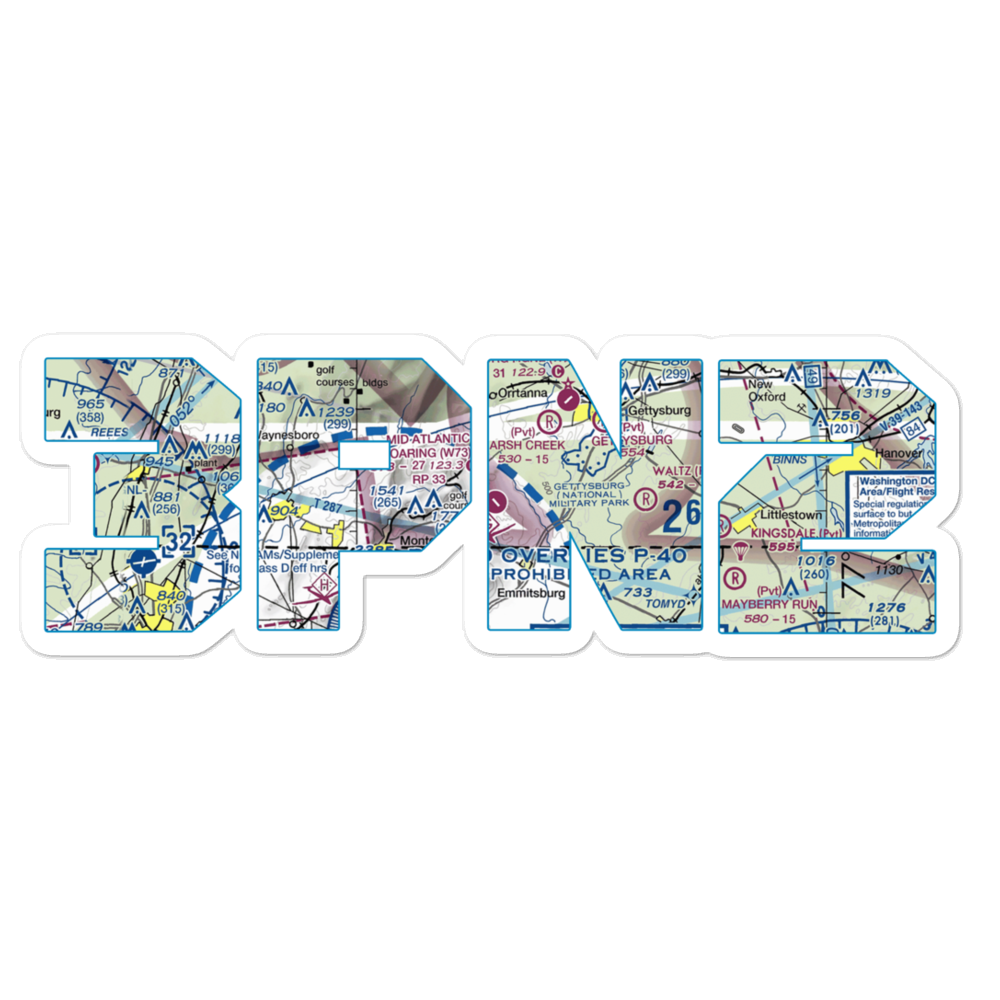 Karlindo Airport (3PN2) VFR Sectional Sticker 