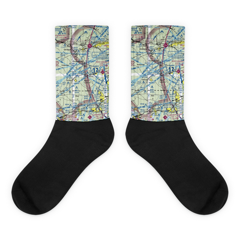 Harris Airport (3PA8) VFR Sectional Socks 