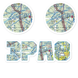 Harris Airport (3PA8) VFR Sectional Sticker Pack