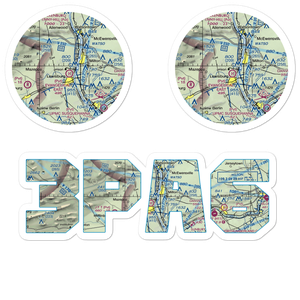 Fox Hollow Airport (3PA6) VFR Sectional Sticker Pack