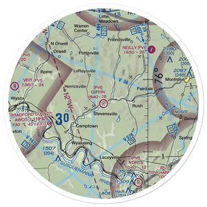Giffin Airport (3PA4) VFR Sectional Sticker (30 mile)