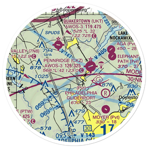 Navarro Airport (3PA1) VFR Sectional Sticker (20 mile)