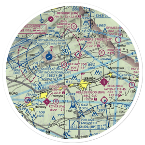 Horst Airport (3PA0) VFR Sectional Sticker (30 mile)