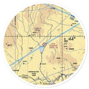 Murphy Ranch Airport (3OR9) VFR Sectional Sticker (30 mile)