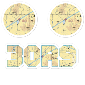 Murphy Ranch Airport (3OR9) VFR Sectional Sticker Pack