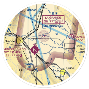 Maxwell Private Airport (3OR2) VFR Sectional Sticker (20 mile)