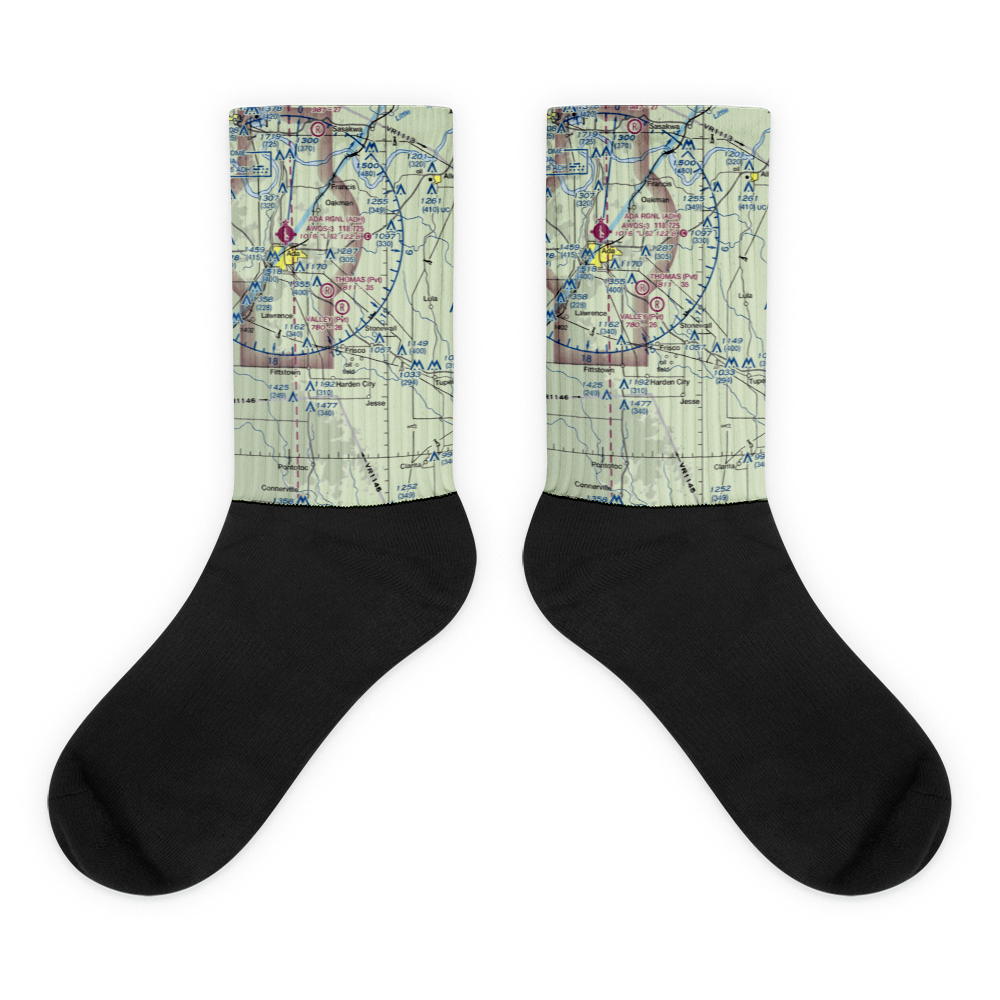 Valley Airport (3OK0) VFR Sectional Socks 
