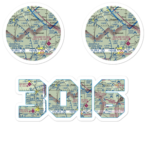 Vogel Airpark (3OI6) VFR Sectional Sticker Pack