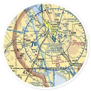 Dillon Field Airport (3OG3) VFR Sectional Sticker (30 mile)