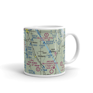 Hilltop Airport (3NY9) VFR Sectional  Mug