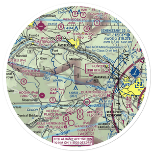 Six Ponds Airport (3NY6) VFR Sectional Sticker (30 mile)