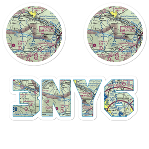 Six Ponds Airport (3NY6) VFR Sectional Sticker Pack