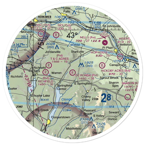 De Ronda Airport (3NY3) VFR Sectional Sticker (30 mile)