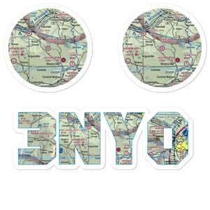 The Ranch Airport (3NY0) VFR Sectional Sticker Pack