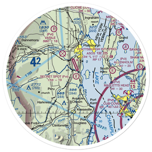 Secret Spot Airport (3NK5) VFR Sectional Sticker (30 mile)