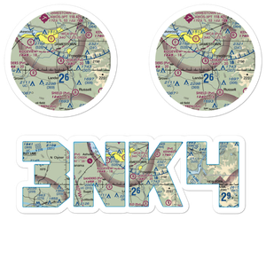 Laska Airport (3NK4) VFR Sectional Sticker Pack