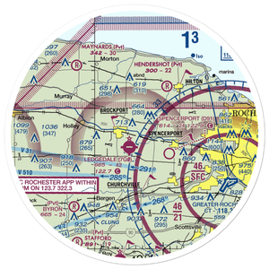 Mc Kinney Airport (3NK0) VFR Sectional Sticker (30 mile)