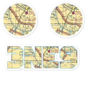 Phelps Airport (3NE9) VFR Sectional Sticker Pack