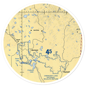 Pawlet Ranch Airport (3NE7) VFR Sectional Sticker (30 mile)