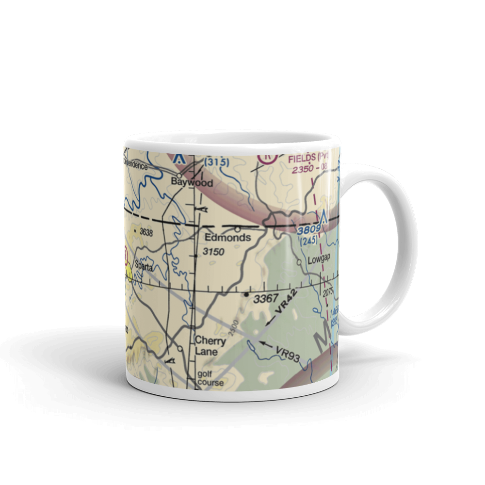 Maxwell Airport (3NC7) VFR Sectional  Mug 