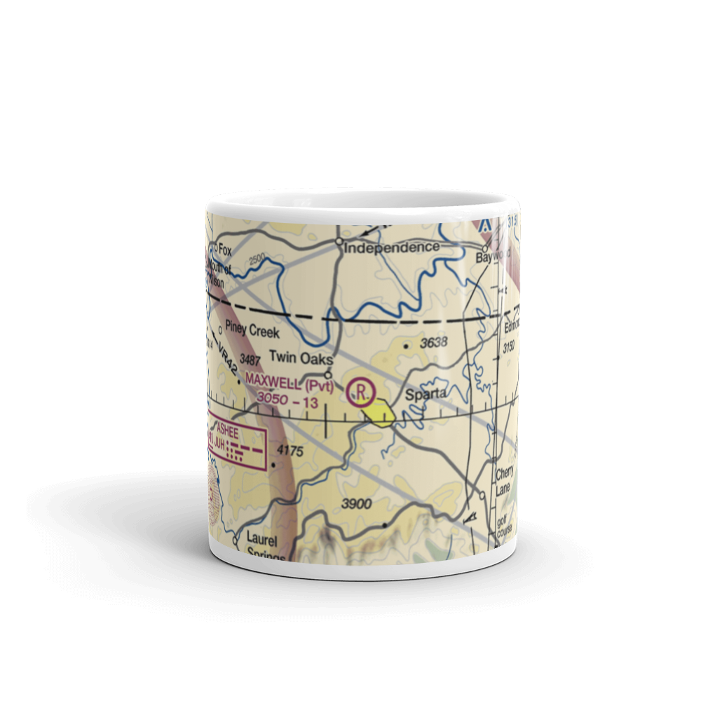 Maxwell Airport (3NC7) VFR Sectional  Mug 