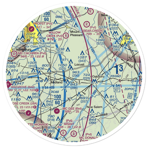 Tucker Field (3NC3) VFR Sectional Sticker (30 mile)