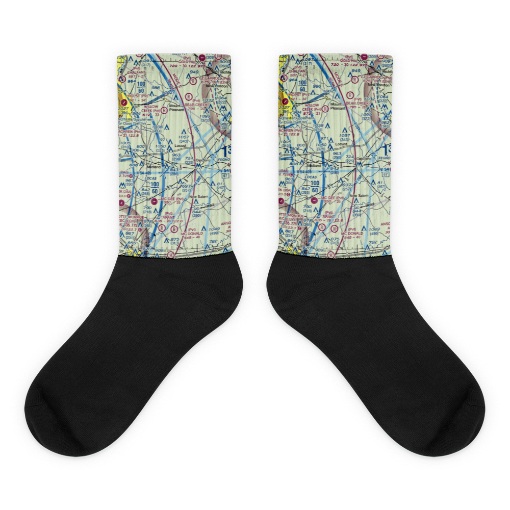Tucker Field (3NC3) VFR Sectional Socks 