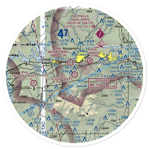 Clyde Valley Airport (3NC0) VFR Sectional Sticker (30 mile)