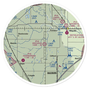 Erickson Airport (3NA0) VFR Sectional Sticker (30 mile)