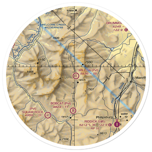 Willow Airport (3MT9) VFR Sectional Sticker (30 mile)