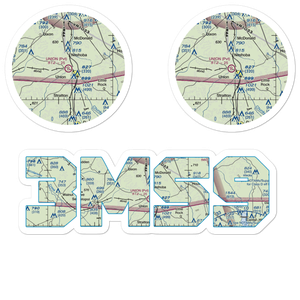 Union Municipal Airport (3MS9) VFR Sectional Sticker Pack