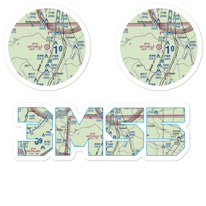 Mitchell's Airport (3MS5) VFR Sectional Sticker Pack