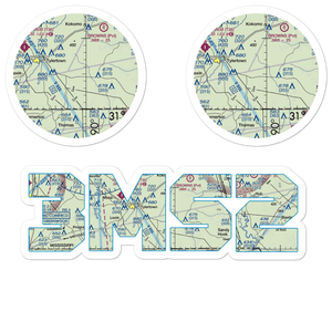 Thunderfoot Ranch Airport (3MS2) VFR Sectional Sticker Pack