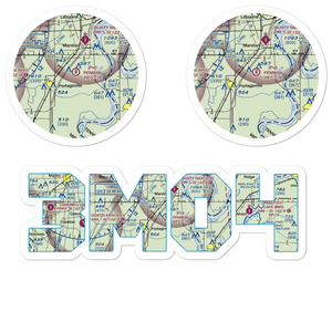 Penman Airport (3MO4) VFR Sectional Sticker Pack